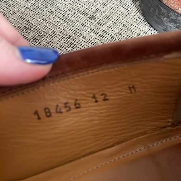 Magnanni Men's Silvano Apron Toe Bit Loafers Tan Leather Loafers Size 12 - Picture 13 of 17